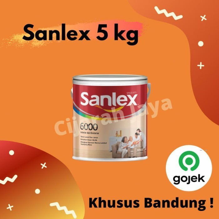 Ready Sanlex cat tembok 5 kg ( white )