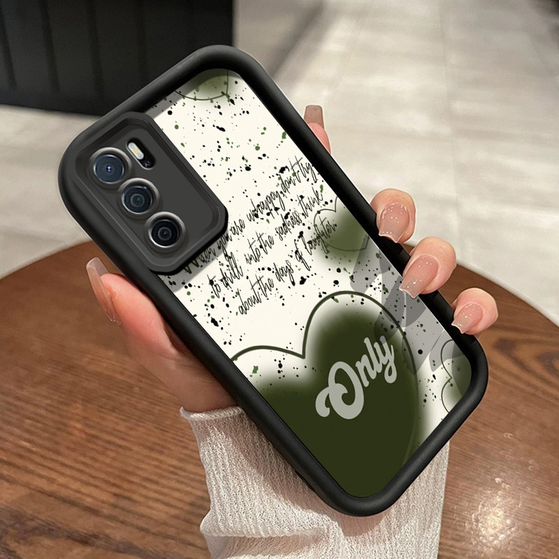 Casing Hp OPPO A16 OPPO A16s OPPO A54s Case hp ponsel pola cinta Casing percikan tinta paket penuh K