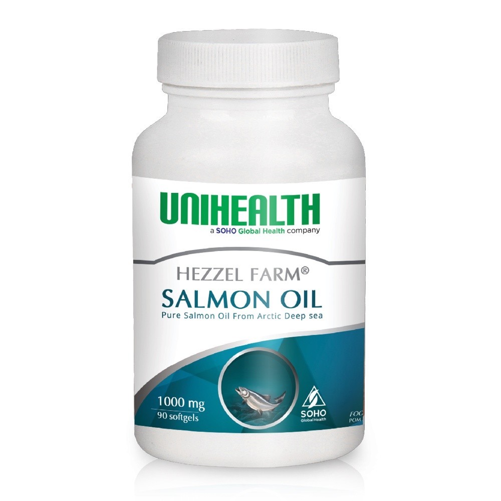 Salmon Oil Pure from Arctic Deep Sea Unihealth Soho 90 Softgels Minyak Ikan Tidak Amis