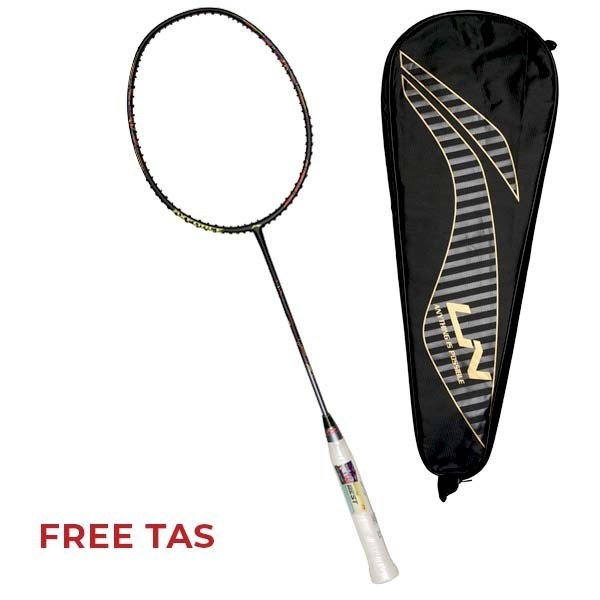 Raket Badminton Li-Ning Axforce 80 JR-5U AYPS083-1 Original - Black