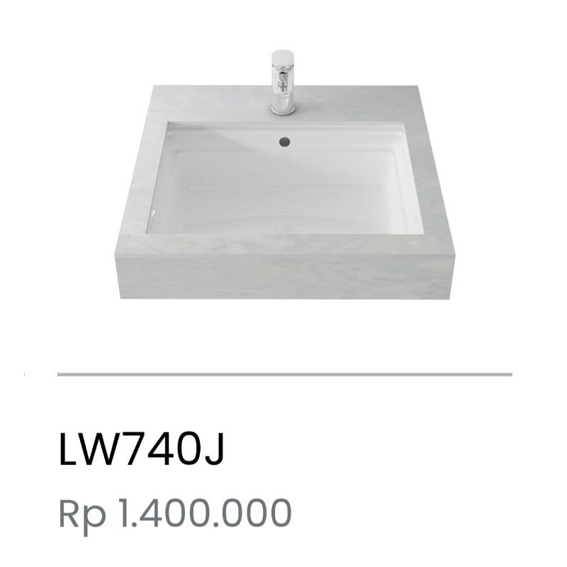 WASTAFEL TANAM BY TOTO KODE LW740J