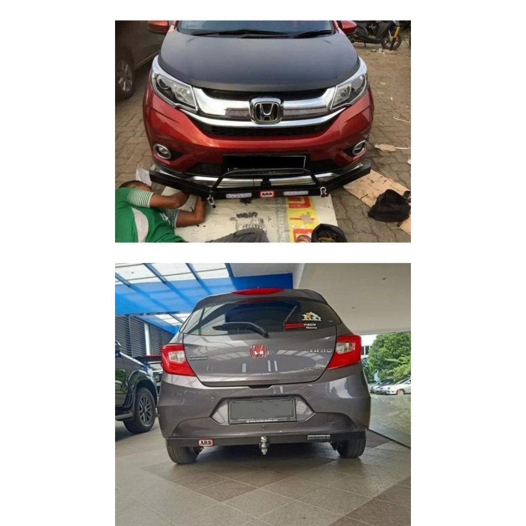 PAKET TANDUK DEPAN + TOWING ARB BELAKANG UNTUK MOBIL BRIO