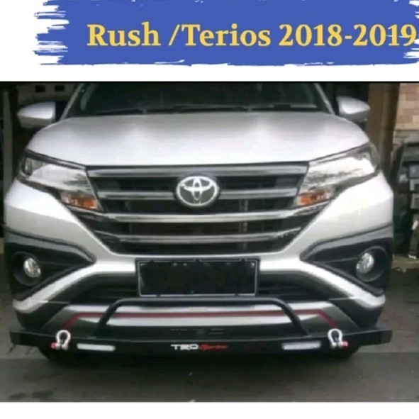 TOWING DEPAN ARB NEW RUSH DENGAN LAMPU TANDUK DEPAN ARB BESI