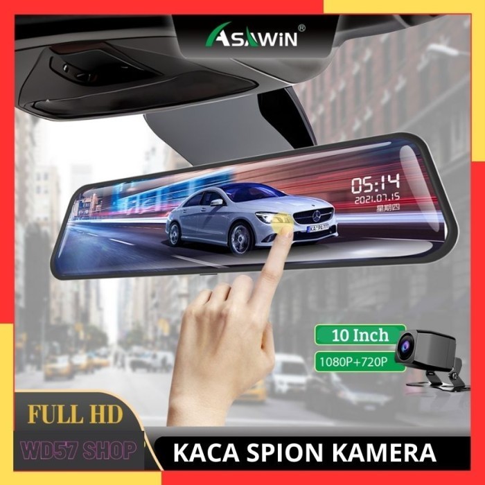 KACA SPION TENGAH MONITOR KAMERA PARKIR MOBIL DEPAN BELAKANG CAMERA