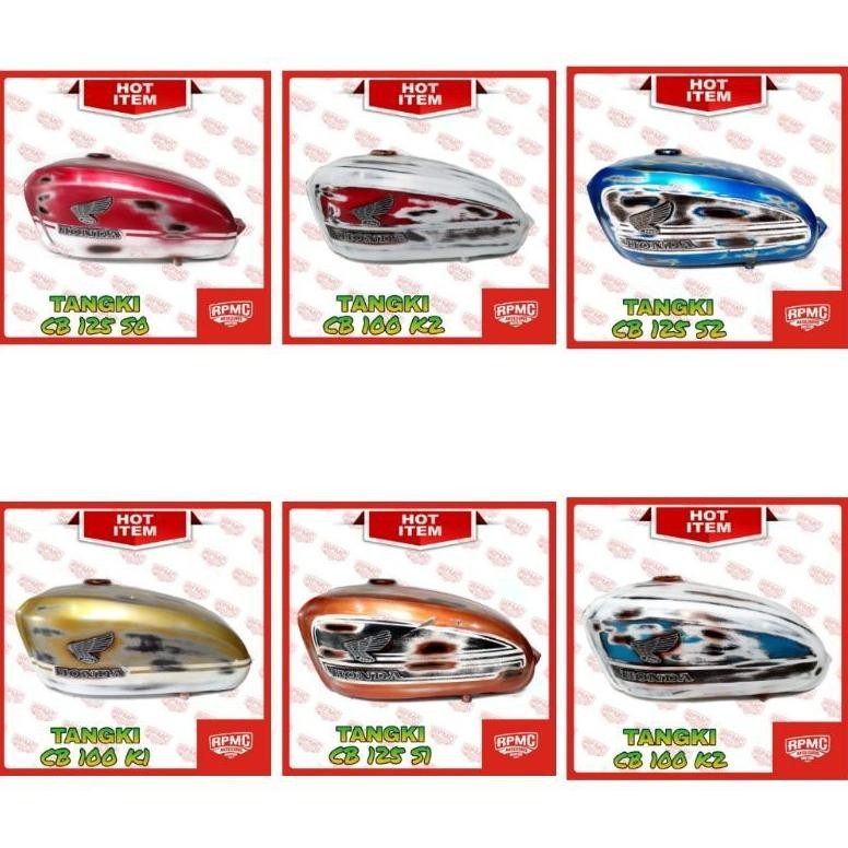 Barang Murah.Co Tangki Cb Glatik 100 125 Drum K0 K1 K2 S0 S1 Tengki Gelatik Dilan Honda Cat Bladus U
