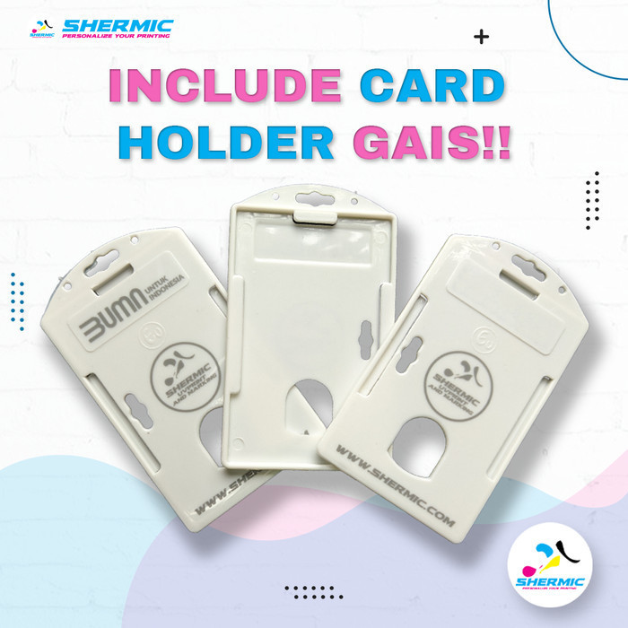 

BARANG TERLARIS Cetak Custom Print UV DESAIN ID CARD Name Tag KEDINASAN PPPK PNS