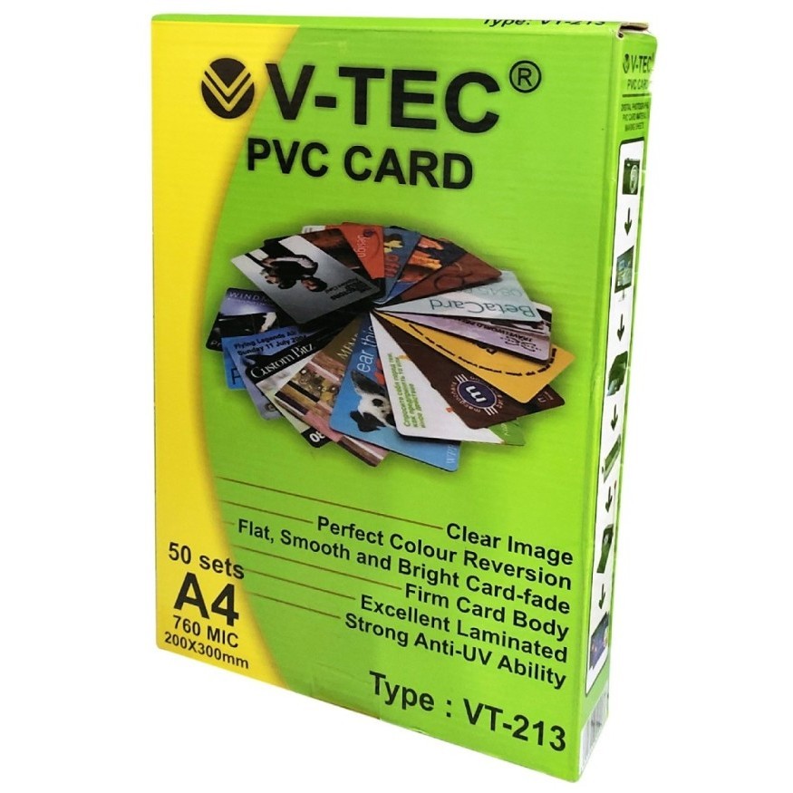 

BARANG TERLARIS BAHAN PVC / ID CARD V-TECH