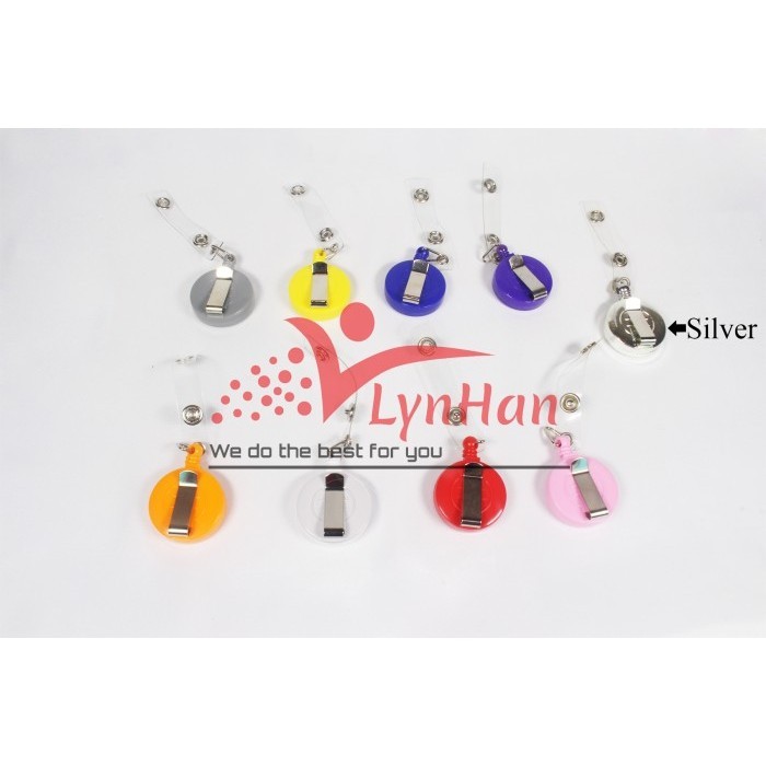 

BARANG TERLARIS [100 PCS] GANTUNGAN YOYO JEPIT ID CARD HOLDER POLOS