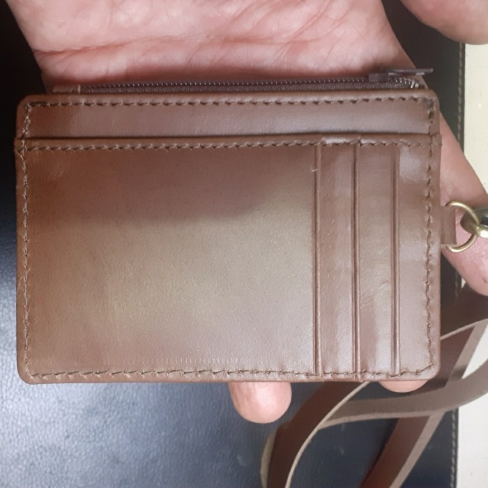 

BARANG TERLARIS Name Tag Id Card Card Holder Kulit Asli