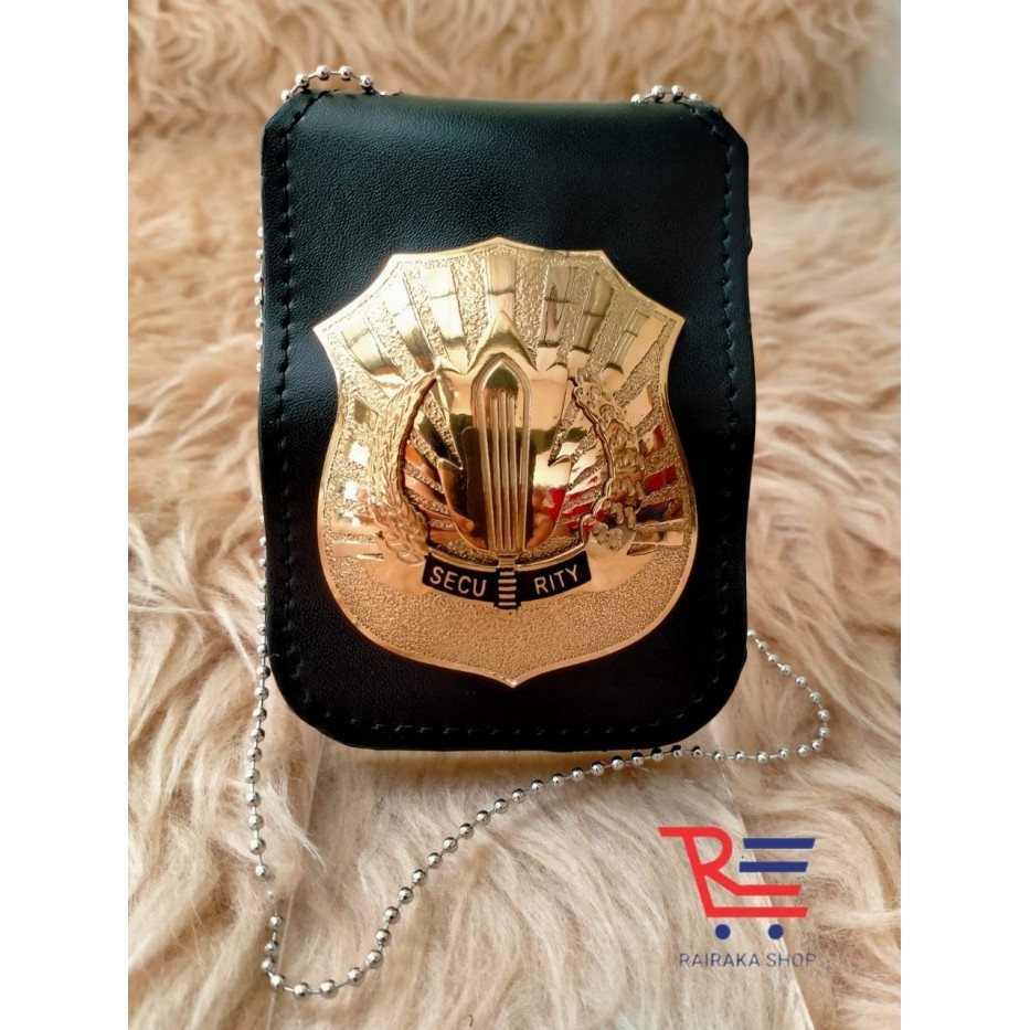 

BARANG TERLARIS Name Tag Id Card Dompet Kalung Lencana KTA Security Satpam kulit