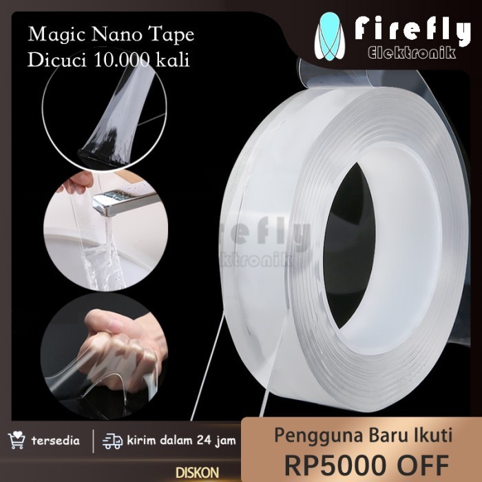 

((((()paling dicari] ANEKA DOUBLE TAPE SUPER/ISOLASI BENING 2 SISI SUPER KUAT TANPA BEKAS