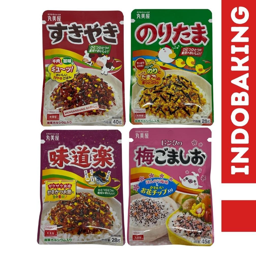 

New Marumiya Furikake Rice Topping Sprinkle Abon Tabur Jepang Terlaris