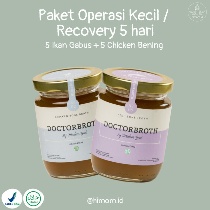 

Paket Operasi Recovery 5 hari 10 Jar Doctor Broth - Bone Broth