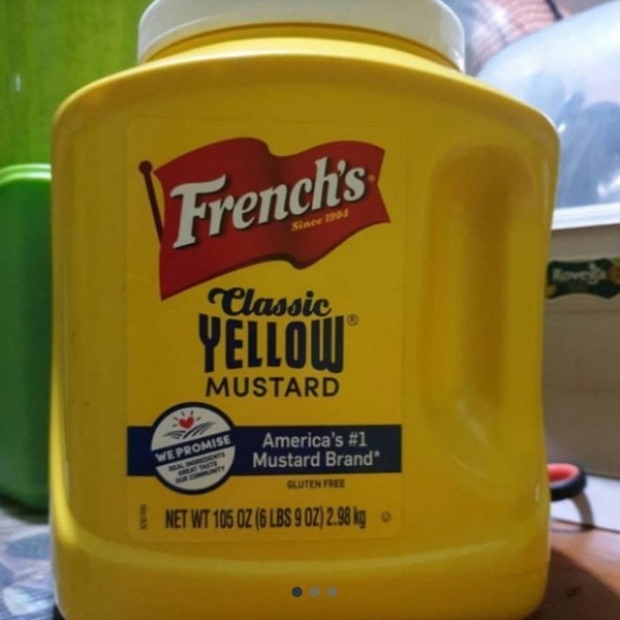 

Yellow Mustard French's 2,98 kg / Yellow Mustard Classic