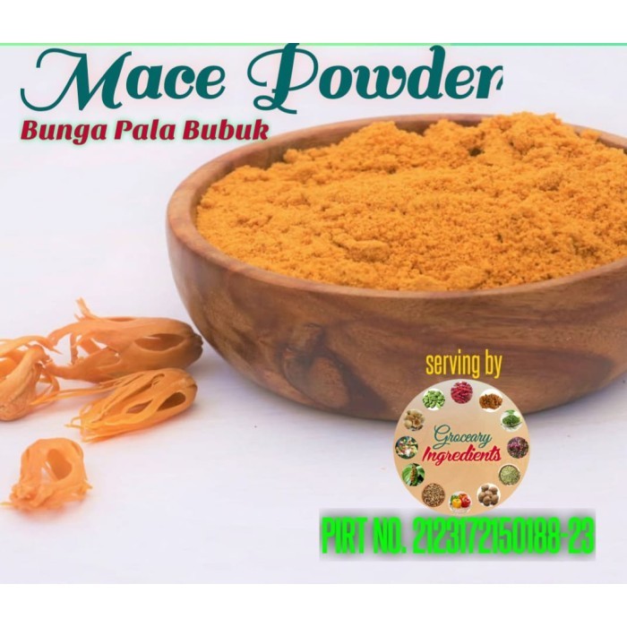 

Pure Mace Powder 1kg / Bunga Pala Bubuk 1kg