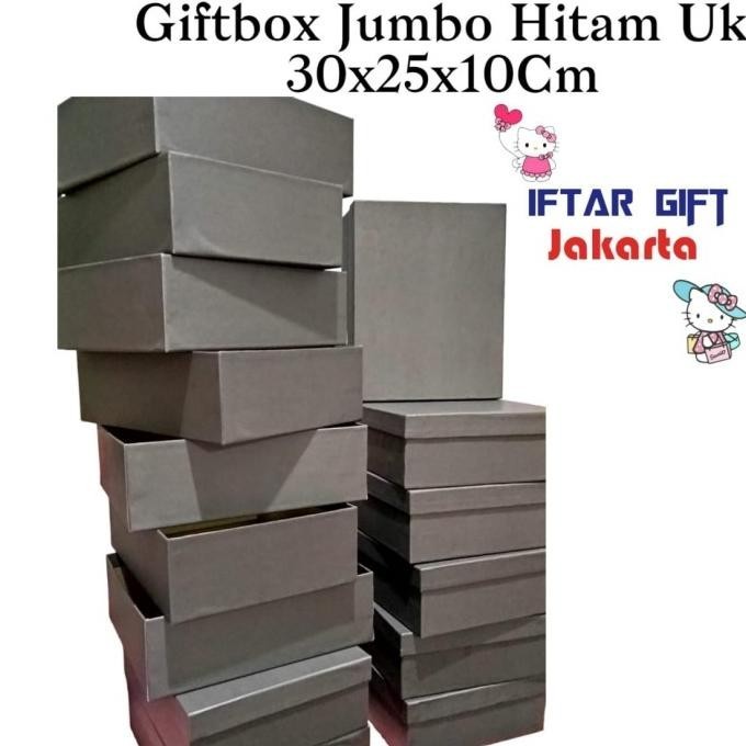 

Gift box/Kotak Kado Hitam Uk 30X25X10CM Kotak hadiah/Hardbox/ Hampers