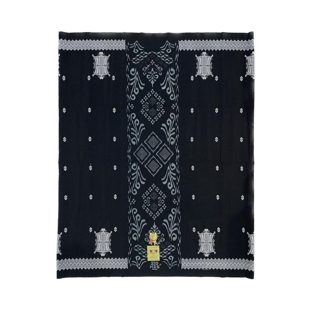 SARUNG HDS SAMARINDA BERKUALITAS ORI NYA KHUSUS HITAM POLOS / SARUNG HDS POLOS TERBARU VERSI WADIMOR