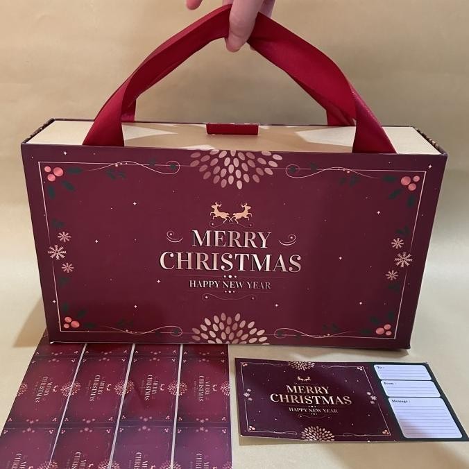 

Box Hampers Natal / Kotak kue kering Christmas / Box Kue Natal