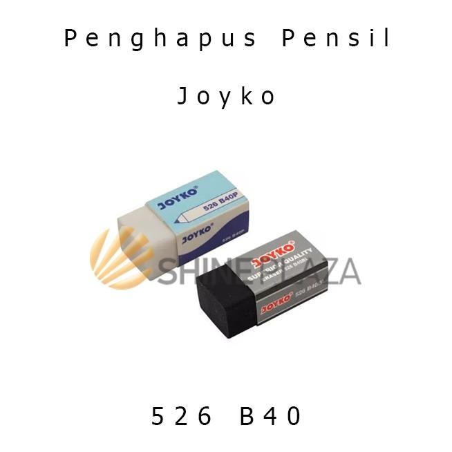 

PENGHAPUS PENSIL PUTIH HITAM KECIL JOYKO 526 B40 - PENCIL ERASER JOYKO Q335