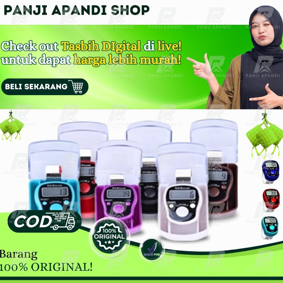 Tasbih Digital Led Tasbih Digital Cantik Tasbih Digital Cincin Besar | Panji Apandi Shop