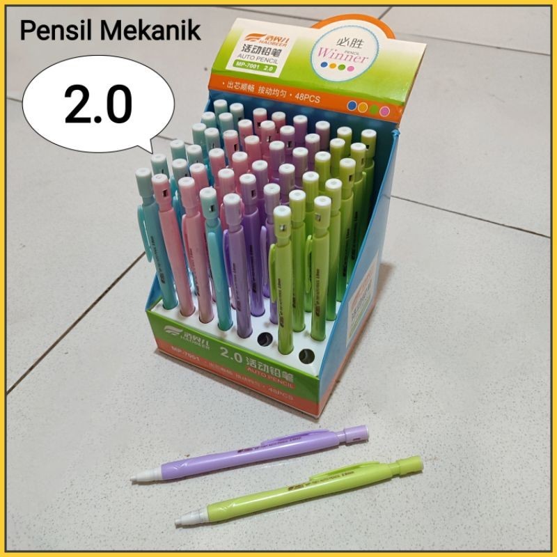 

1 Pcs Pensil Mekanik 2.0 mm