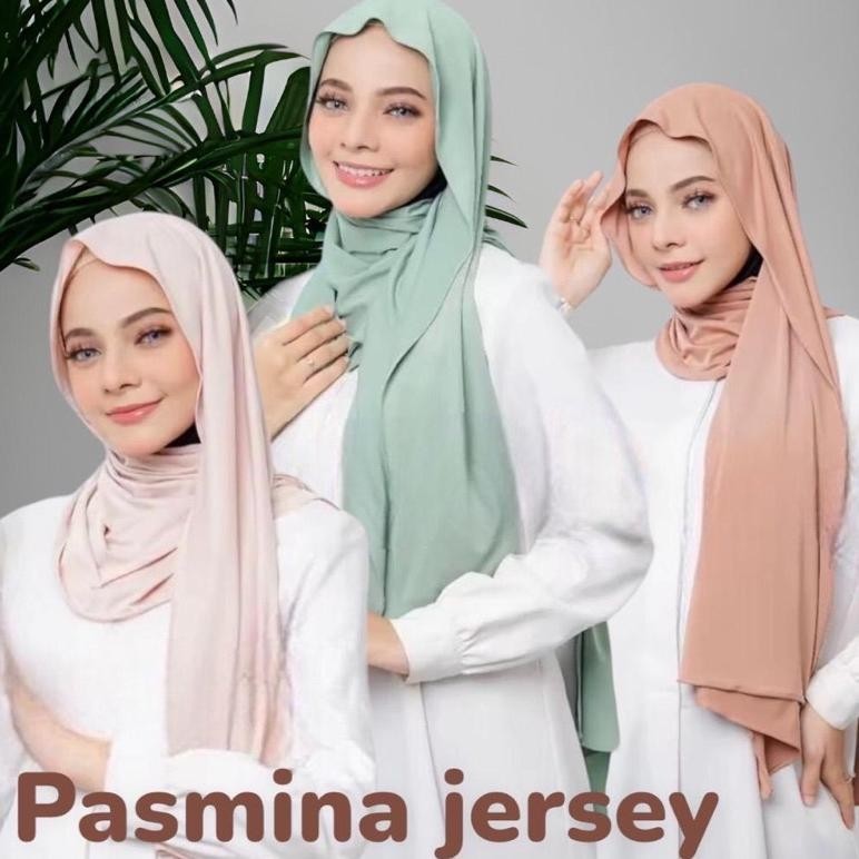 Pashmina Kaos Jersey Premium|| Pashmina Jersey Premium|| Pashmina Oman Shawl Turkey