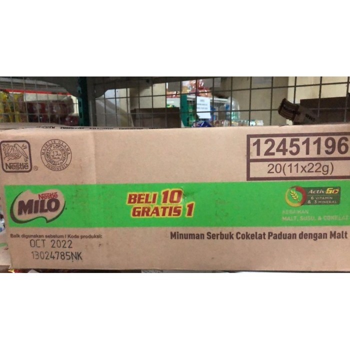 

Milo Sachet 22 Gr [ 1 Dus / 20 Renceng ]