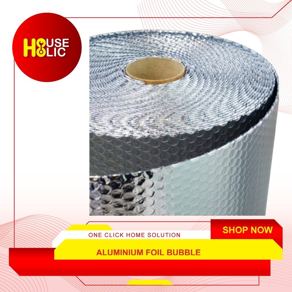 Aluminium Foil Bubble Rol / Insulasi Atap / Buble Peredam Panas Atap Roll