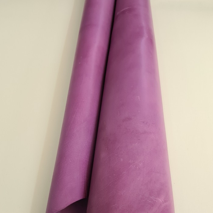 BUFFALO VEGETABLE LEATHER / KULIT NABATI KERBAU WARNA UNGU