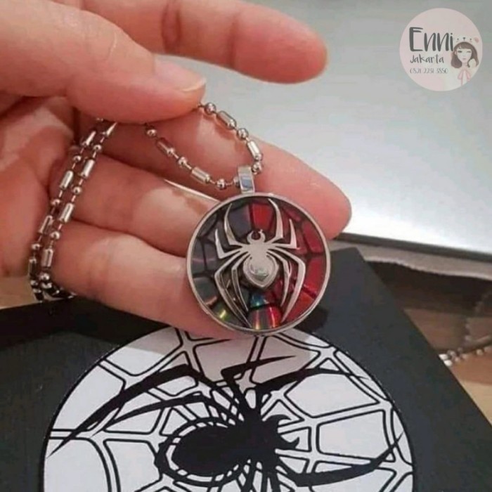 Kalung Kesehatan Lsm Spiderman Pendant Marvel Original Mci Mgi Radiasi