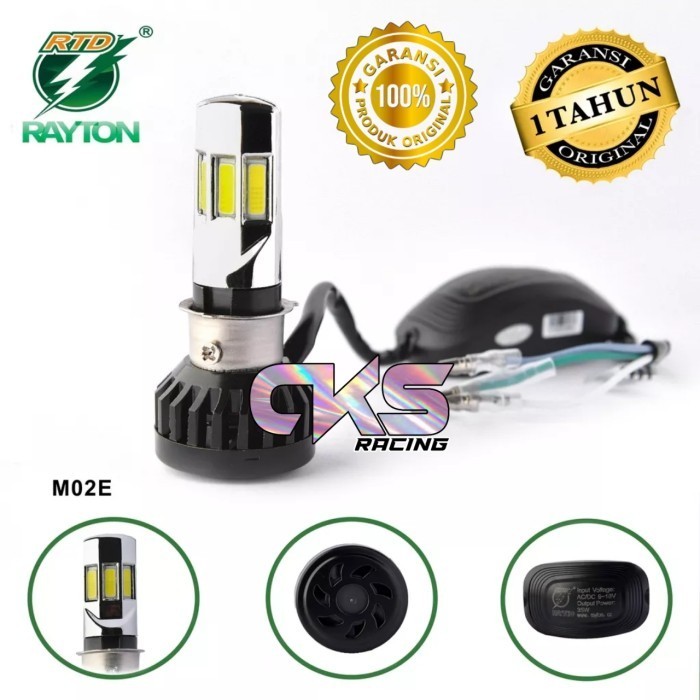 RTD Lampu LED 6 Sisi H6 Lampu Depan LED Asli RTD Rayton Lampu LED ORI