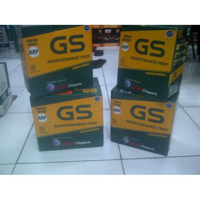 Aki Mobil Gs Astra Type Gs Mf 34B19L 34 Ah 12 V Gsmf 34B19L " 55625 "