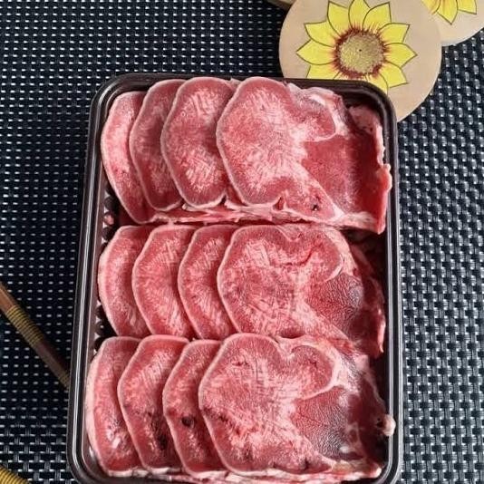 

Daging Lidah Sapi Slice/Gyutan Import-Beef Ox Tongue Slice 500 Gr Faatinasarah
