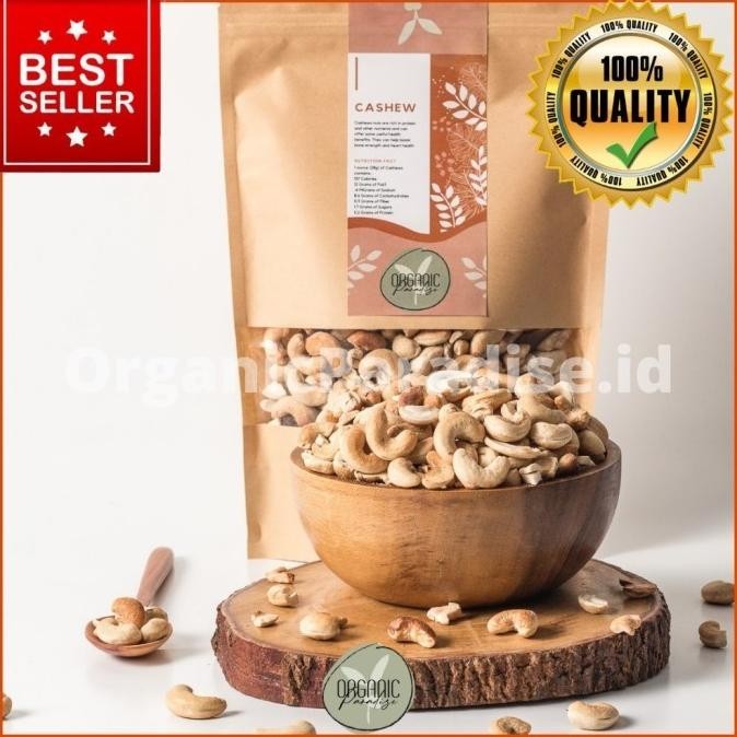 

Kacang Mede Panggang Fresh Asin 1 Kg / Roasted Cashew Salty 1 Kg Myeshandira