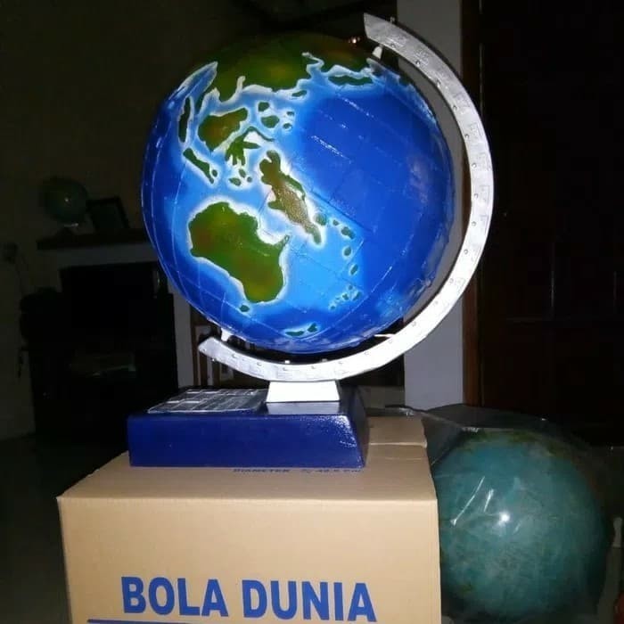 Peta & Bola Dunia Braile/ Globe Timbul