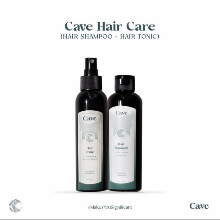 [CAVEMENS] CAVE HAIR SHAMPOO + CAVE HAIR TONIC BY CAVE.ID