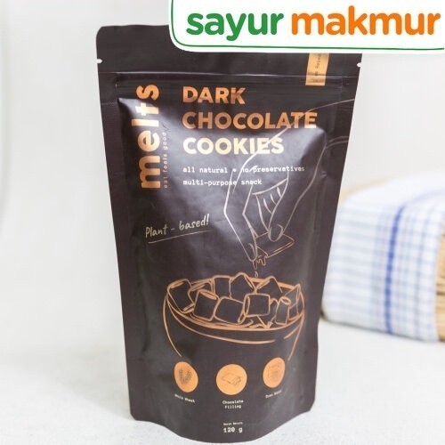 

Melts Dark Chocolate Cookies 120 gram Sayurmakmur