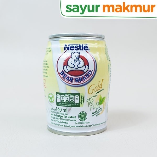 

Nestle Bear Brand Gold White Tea 140 ml Sayurmakmur