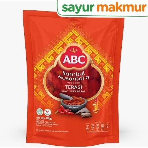 

ABC Sambal Terasi 180 gram Sayurmakmur