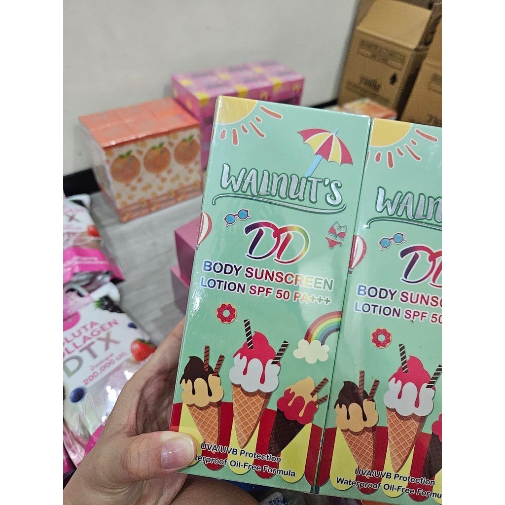 WALNUTS DD BODY SUNSCREEN LOTION SPF 50+++