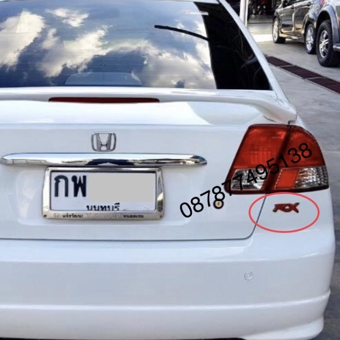 Asli Emblem Rx Untuk Honda Civic Es Modif Versi Civic Rx Free Ongkir