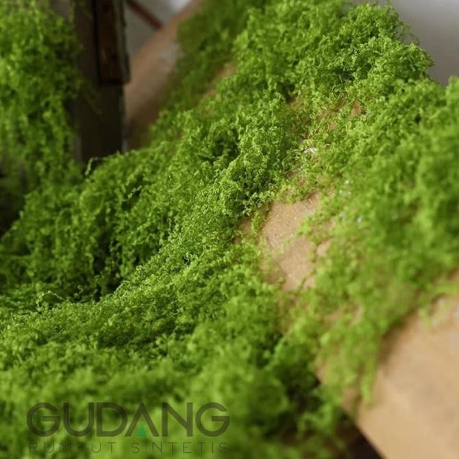 Lumut Sintetis Hijau Premium Artificial Rumput Sintetis