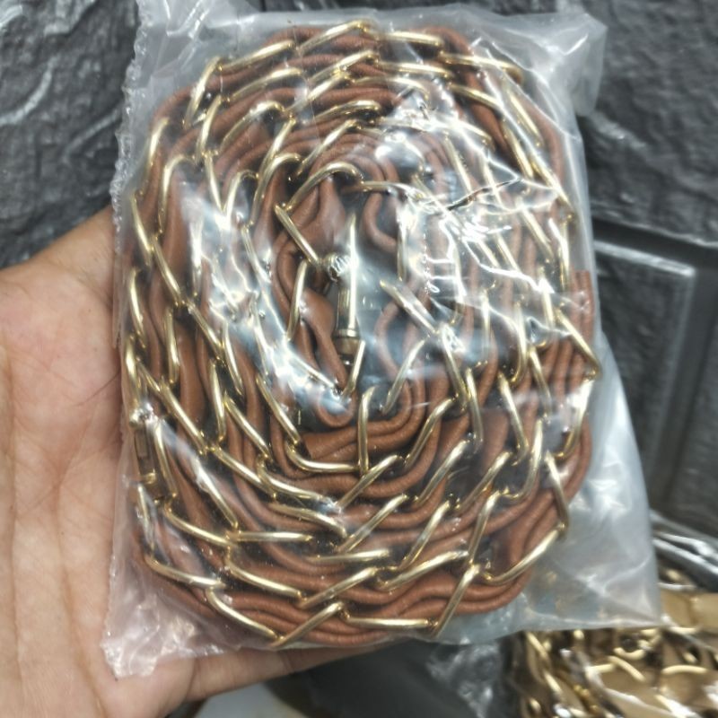 TBC - Tali Tas Anyam/Kulit Combi Rantai/Tali Tas Combi