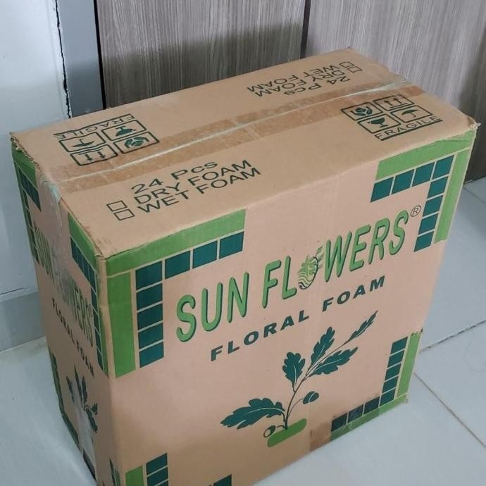 Floral Foam Bunga Plastik Busa Kering Vecto Gabus Tanaman Artificial