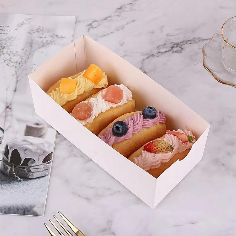

ORIGINAL Dus Kotak Box Donat Bomboloni Brownis Donut Kardus Kemasan Makanan 10pcs VE29