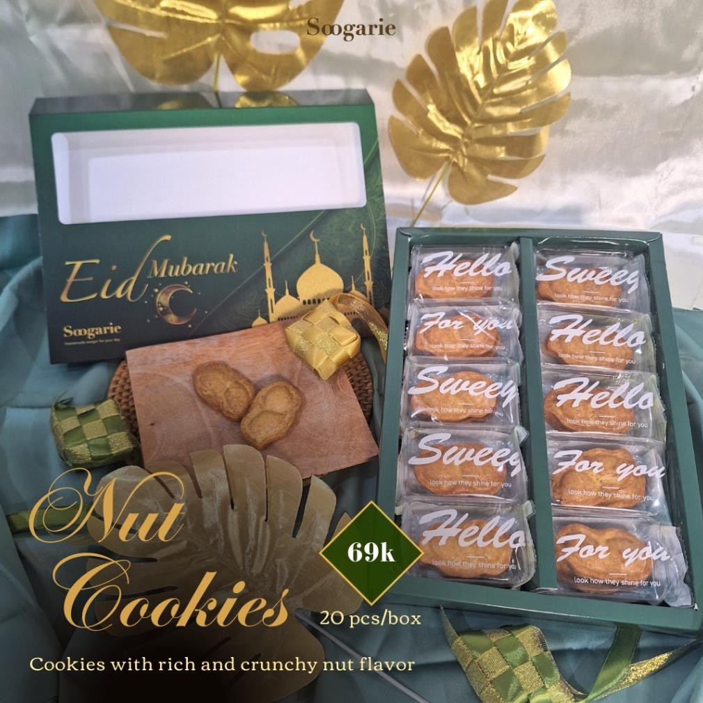 

CR - Nutty Cookies Kue Kacang Soogarie [Hampers Idul Fitri/ Imlek/ Natal/ Ulang Tahun] TERLARIS