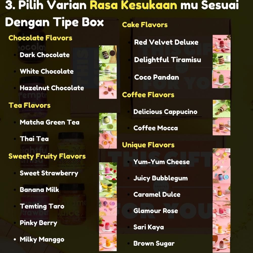 

CR - HAMPERS CRUNCHY CHOCO JAR by SnackLab Gift Box Souvenir Parcel/ Ulang Tahun Birthday Wisuda Wedding TERLARIS