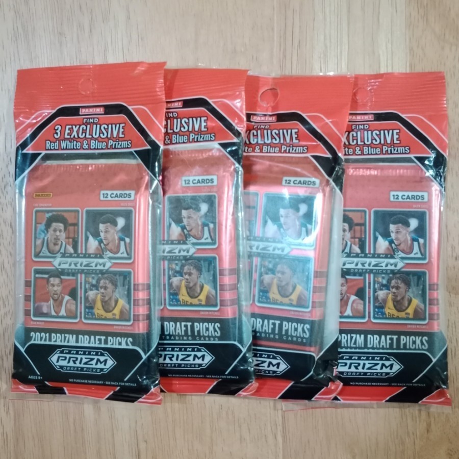 Kartu Basket NBA Panini Prizm Draft Pick 2021 - Cello. 15 kartu/pack.