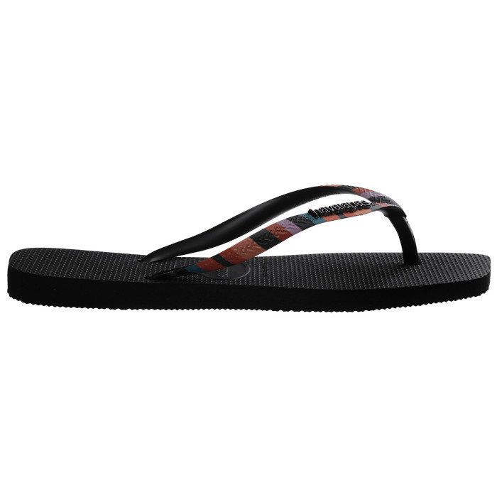 Havaianas 0090 Slim Square Patchwork - Black - Sandal Wanita