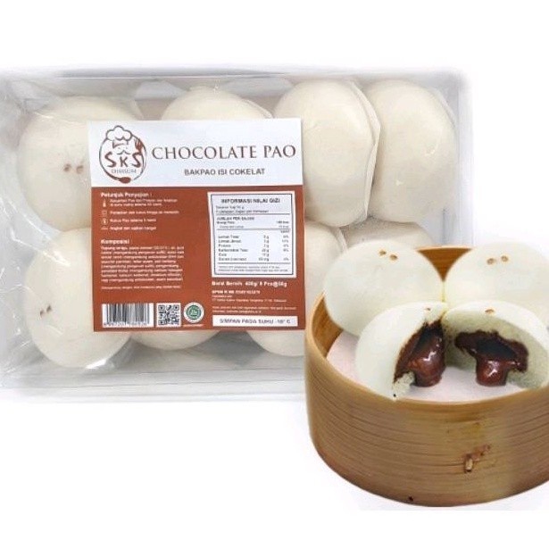 

Uinn - Dimsum Bakpao Chocolate Frozen Food - Isi 8 Pcs